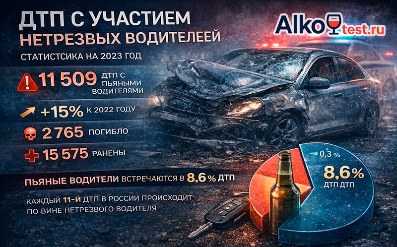 ДТП в состоянии алкогольного опьянения