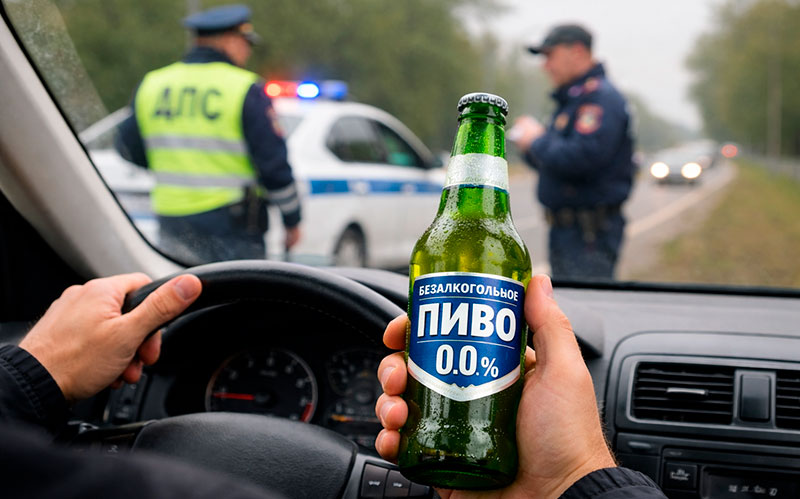 Безалкогольное пиво за рулём: можно ли пить водителю?…