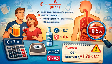Формула Видмарка: как правильно рассчитать концентрацию…
