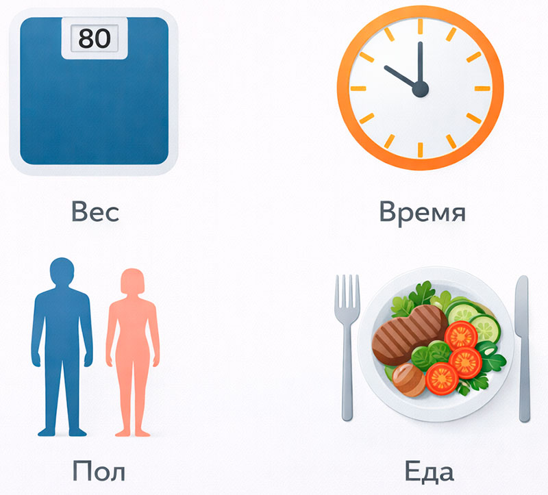 Факторы влияющие на переработку алкоголя