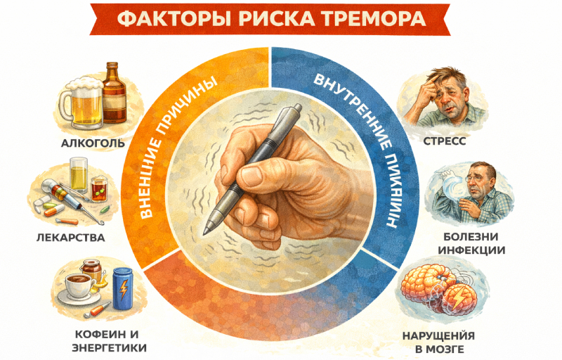 Факторы риска тремора