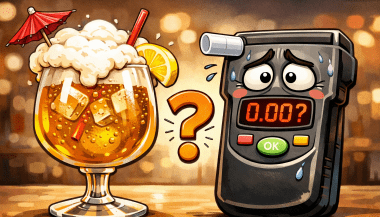Минимальная доза алкоголя: что прибор не заметит через…