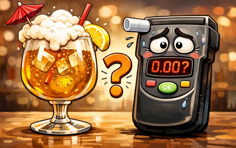 Минимальная доза алкоголя: что прибор не заметит через…