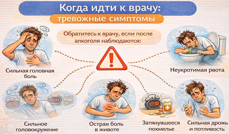 Когда идти к врачу: тревожные симптомы