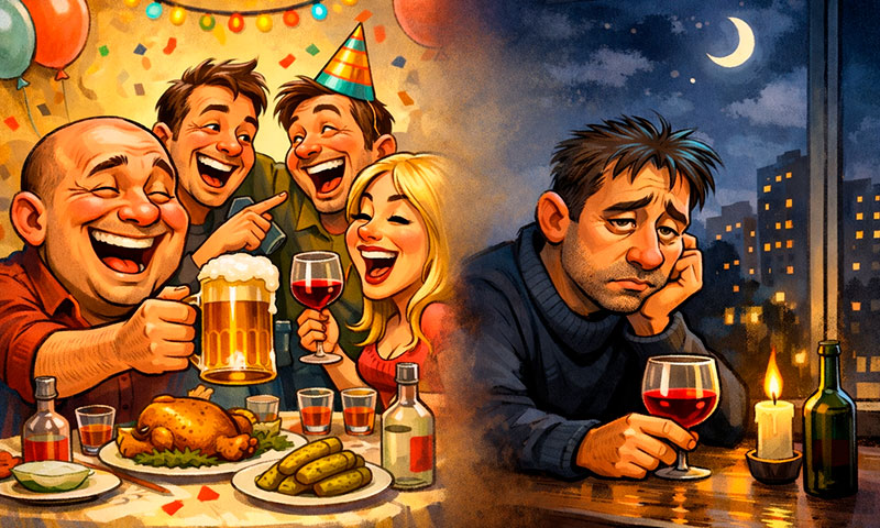 Почему в горе пьянеют быстрее: влияние эмоций на алкоголь