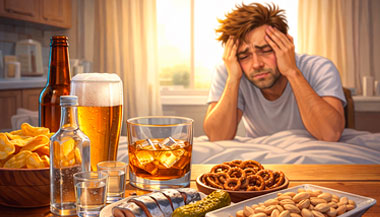 Солёные закуски и алкоголь: как соль влияет на вывод…