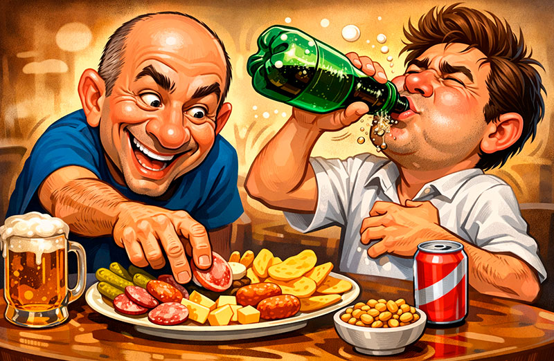 Запивать или закусывать алкоголь: что снижает опьянение…