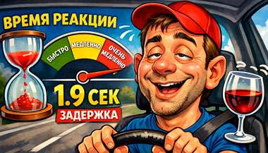 Влияние алкоголя на реакцию водителя: факты, риски…