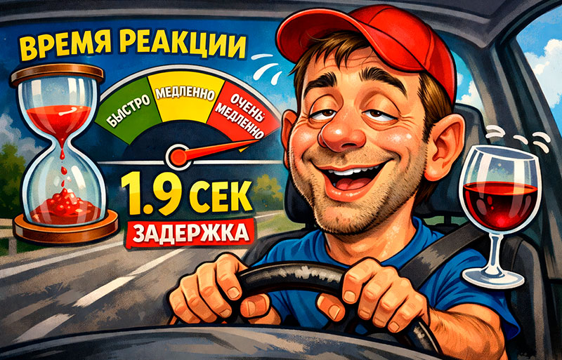 Влияние алкоголя на реакцию водителя: факты, риски…