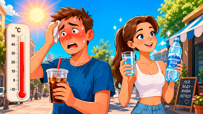 Алкоголь в жару: почему бросает в жар и что лучше пить…